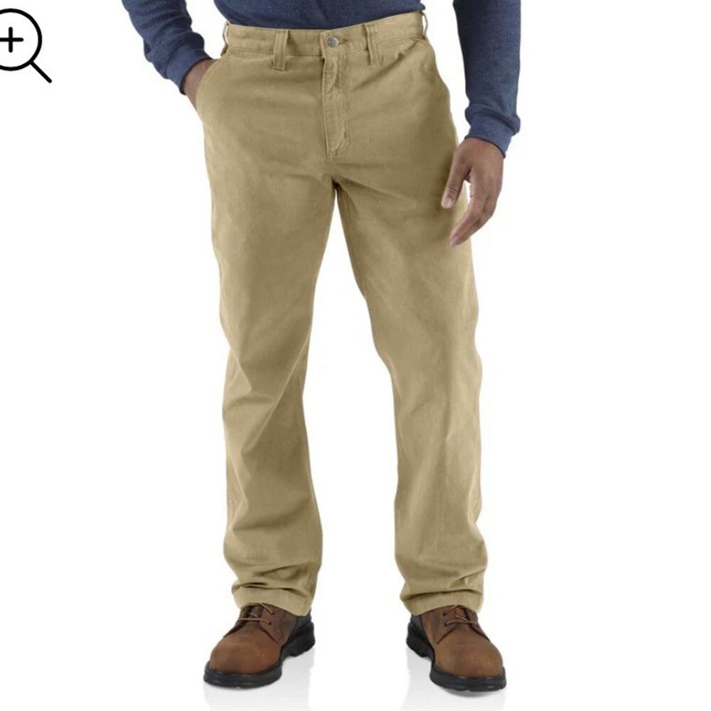 Carhartt Relaxed Fit Twill Khaki Pants Mens 36/32